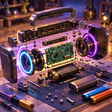 Boom Box Builder game artwork