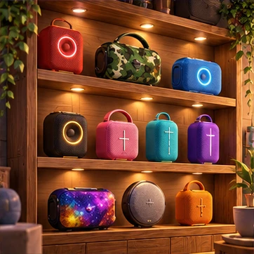 Speaker Shelf Sort game artwork